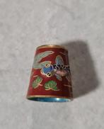 Cloisonne vingerhoedje, Verzamelen, Ophalen of Verzenden