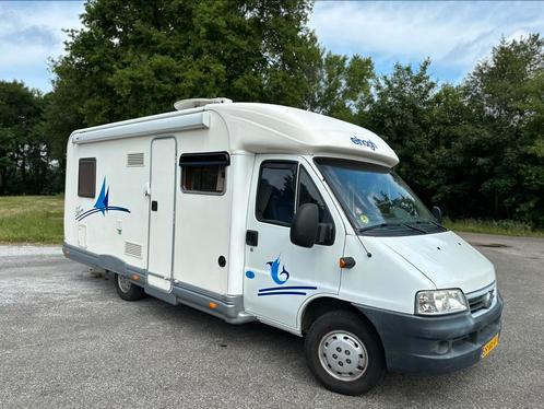 Fiat Ducato 2.8 JTD Elnagh Slim Frans bed 76.000KM NAP 2004, Caravans en Kamperen, Campers, Bedrijf, tot en met 4, Half-integraal