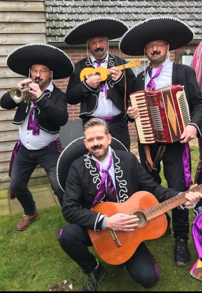 5 Mariachi Carnavalspakken, Kinderen en Baby's, Carnavalskleding en Verkleedspullen, Zo goed als nieuw, Jongen of Meisje, Ophalen of Verzenden