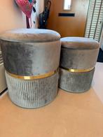 Riverdale poef, Huis en Inrichting, Banken | Voetenbanken en Poefen, Ophalen, Zo goed als nieuw, Rond, Minder dan 50 cm