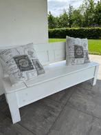 brocante klepbank wit, Antiek en Kunst, Curiosa en Brocante, Ophalen