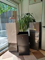 8 Ikea Expedit Kallax inzet kastjes deurtjes, Ophalen, Gebruikt