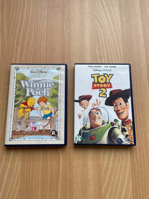 Disney dvd tot story 2 en winnie the pooh, Cd's en Dvd's, Dvd's | Tekenfilms en Animatie, Zo goed als nieuw, Europees, Tekenfilm