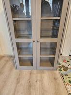 IKEA Havsta Vitrine Kast 81x35x123 cm, Ophalen, Met deur(en), Glas, 50 tot 100 cm