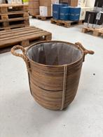Rotan Plantenmand 40x45cm, Overige materialen, Minder dan 60 cm, Rond, Nieuw