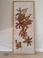 Vintage Lijst met Gedroogde Bloemen, Ophalen of Verzenden, Gebruikt