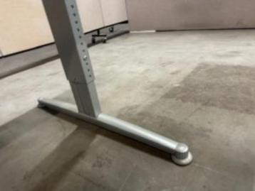 Aspa instelbaar bureau met knop en kabelgoot 120x80cm, 24st - afbeelding 8