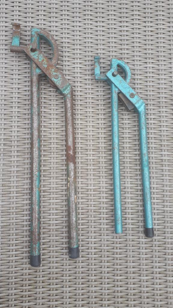 2 stuks Buigtang met Sledesysteem 1 x 15 mm en 1 x 12 mm, Doe-het-zelf en Verbouw, Gereedschap | Handgereedschap, Gebruikt, Ophalen
