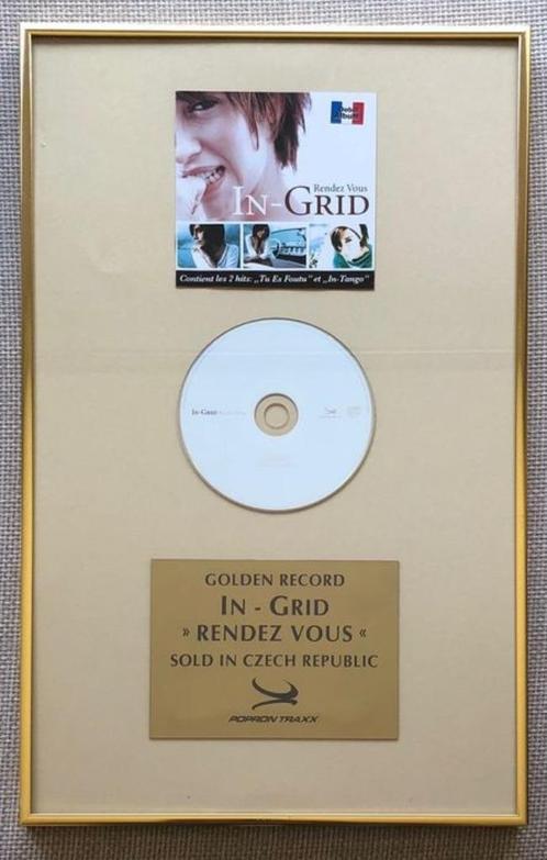 In-Grid - Rendez Vous - Officiële award – 2003 Near Mint, Verzamelen, Muziek, Artiesten en Beroemdheden, Gebruikt, Cd of Plaat
