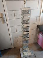 Staande lamp met steentjes erin, Ophalen, Gebruikt, Glas, 150 tot 200 cm