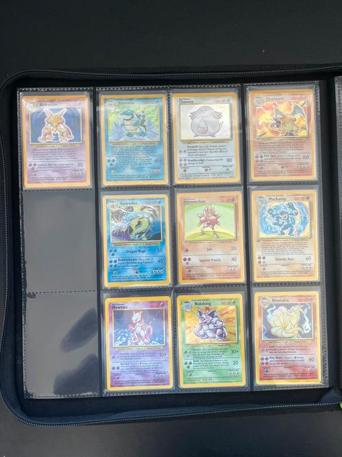 Base set bijna compleet MET CHARIZARD, Hobby en Vrije tijd, Verzamelkaartspellen | Pokémon, Zo goed als nieuw, Losse kaart, Ophalen of Verzenden