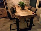 Grote bartafel met 6 barkrukken, Huis en Inrichting, Barren, Ophalen