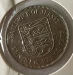 10 new pence Jersey 1975, Ophalen of Verzenden