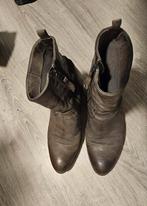 Opus enkellaarzen leer antraciet 40, Lage of Enkellaarzen, Ophalen of Verzenden, Grijs, Gedragen