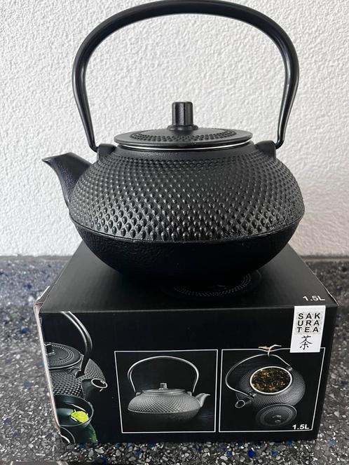Nieuwe Japanse gietijzeren THEEPOT, Huis en Inrichting, Keuken | Potten en Pannen, Nieuw, Gietijzer, Ophalen of Verzenden