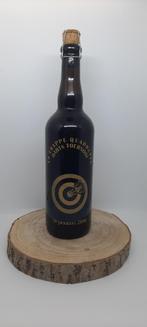 La Trappe - DARTS TERNOOI 29 januari 2002 - 75cl VOL, Verzamelen, Biermerken, Ophalen of Verzenden, Zo goed als nieuw, Flesje(s)