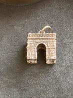 Mooie oude bedel / hanger Arc de Triomphe, Antiek en Kunst, Verzenden, Zilver