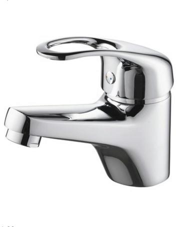 Handson Ralph wastafelkraan, chroom, nieuw beschikbaar voor biedingen