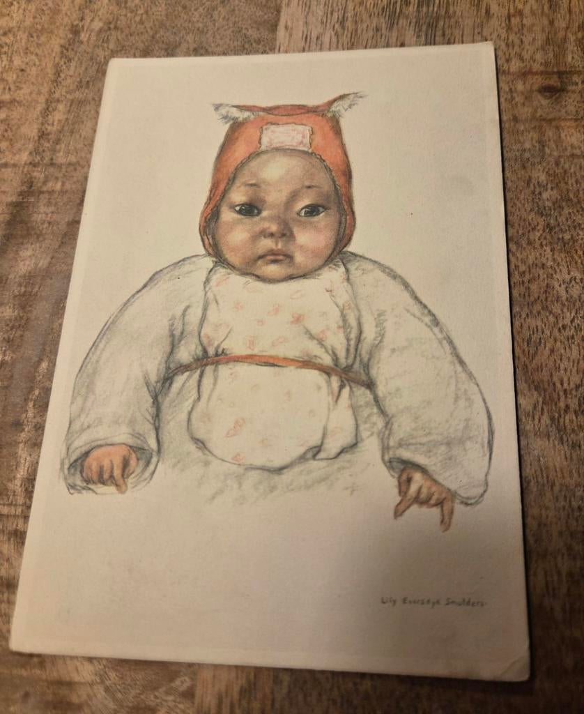 Chinese baby - Lily Eversdijk Smulders (1903-1994), Verzenden, 1940 tot 1960, Gelopen, Kinderen