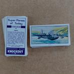 Super Planes of Today complete set 20 trade cards ca. 1960, Verzamelen, Ophalen, Gebruikt, Overige typen
