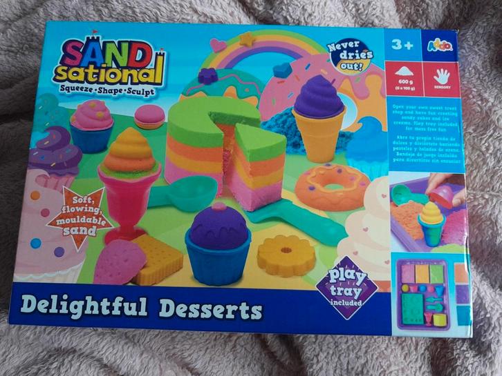 Kinetisch Zand Gebakjes Maken - Nieuw in Doos!, Kinderen en Baby's, Speelgoed | Educatief en Creatief, Nieuw, Knutselen, Bouwen