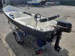 Krezel 460 consoleboot met motor, Ophalen, Tot 10 pk, Zo goed als nieuw, 3 tot 6 meter