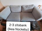 Grijze bank (2-zitsbank; Ikea Nockeby), Huis en Inrichting, Ophalen, Gebruikt