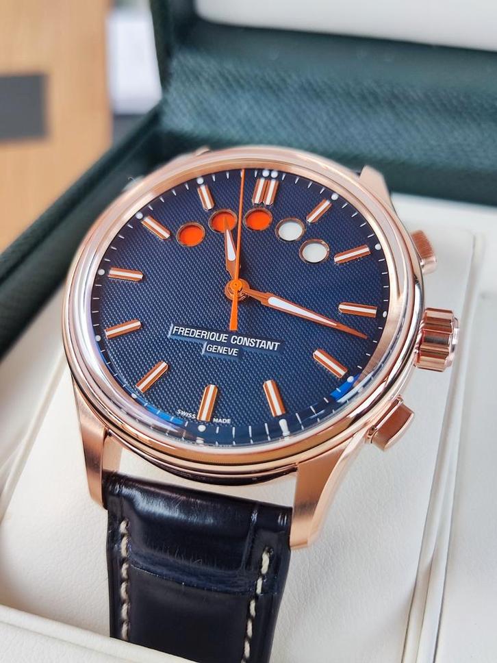 Frederique Constant regatta countdown, Sieraden, Tassen en Uiterlijk, Horloges | Heren, Zo goed als nieuw, Ophalen of Verzenden