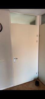 GRATIS Opdekdeur binnen (211x93cm) rechtsdraaiend, Doe-het-zelf en Verbouw, Deuren en Horren, Ophalen, Zo goed als nieuw, Binnendeur