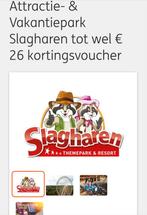 Slagharen kortingsvoucher (ing) tot 26 euro, Eén persoon, Kortingskaart