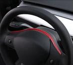 Tesla Model 3/Y Carbon fiber look stuurwiel strip, Auto diversen, Ophalen of Verzenden