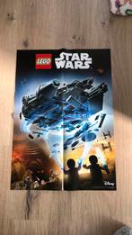 Lego star wars poster Nieuw ! Dubbelzijdig millennium falcon, Verzamelen, Star Wars, Nieuw, Ophalen of Verzenden, Boek of Poster