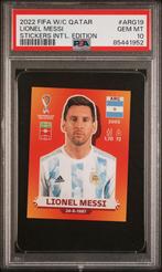 Messi psa 10 gem mint qatar 2022 sticker, Ophalen of Verzenden, Zo goed als nieuw