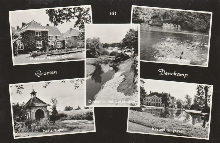 DENEKAMP Museum Maria Kapel Dinkel Lutterzand Waterval, Verzamelen, Ansichtkaarten | Nederland, Gelopen, Overijssel, 1960 tot 1980