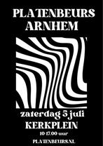 Platenbeurs Arnhem Kerkplein zaterdag 5 juli