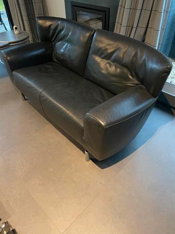 Lederen Tweezitsbank van Molteni - Stijlvol en Comfortabel beschikbaar voor biedingen