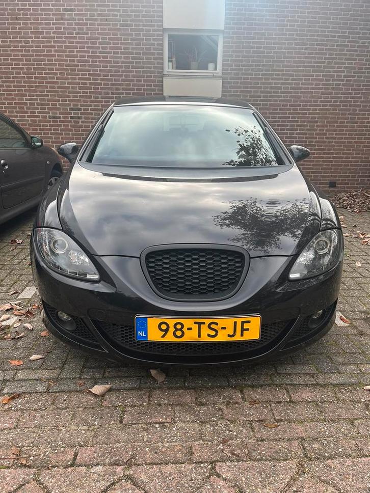 Seat Leon 1.6 75KW 2007 Zwart, Auto's, Seat, Bedrijf, Leon, Benzine, D, Hatchback, Handgeschakeld, Origineel Nederlands, Zwart