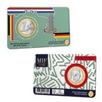 Coincard Belgie 1 euro MIF 2025, Ophalen of Verzenden, Losse munt