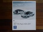 Peugeot 407 (2006), Boeken, Auto's | Folders en Tijdschriften, Nieuw, Peugeot, Verzenden