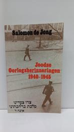 Salomon de Jong - Joodse Oorlogsherinneringen 1940-1945, Ophalen of Verzenden, Tweede Wereldoorlog, Zo goed als nieuw, Algemeen
