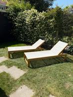 Sklum Houten ligstoel Valerys, Tuin en Terras, Ophalen, Zo goed als nieuw, Hout, Verstelbaar