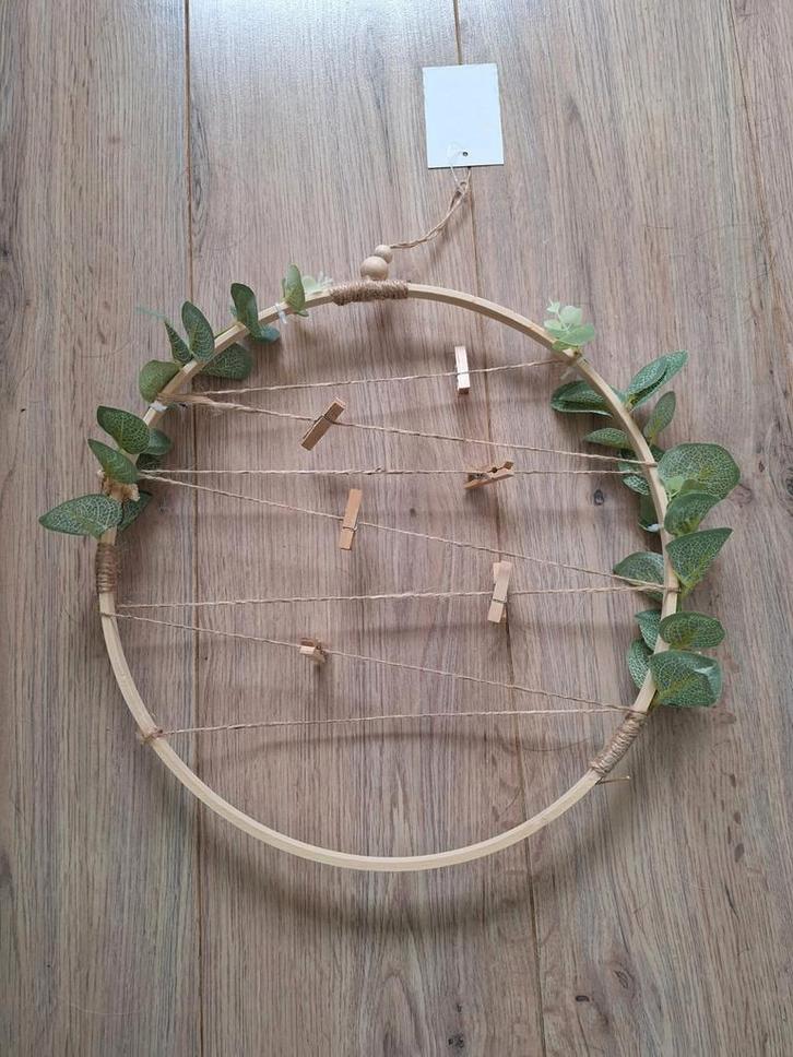 Decoratie krans eucalyptus, Huis en Inrichting, Woonaccessoires | Kransen, Zo goed als nieuw, Ophalen of Verzenden
