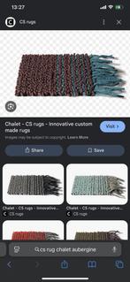 Carpet sign vloerkleed aubergine, Huis en Inrichting, Ophalen, Zo goed als nieuw