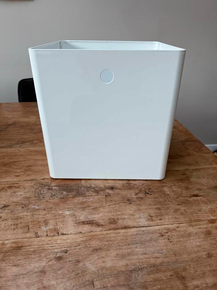 3x Ikea Kuggis Bakken Wit - Opbergbakken, Huis en Inrichting, Woonaccessoires | Prullenbakken, Zo goed als nieuw, Kunststof, Minder dan 50 cm