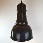 Vintalage: groene emaille lamp, Huis en Inrichting, Lampen | Hanglampen, Minder dan 50 cm, Zo goed als nieuw, Ophalen