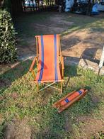 Vintage strandstoelen 4 stuks- compact opvouwbaar, Caravans en Kamperen, Caravan accessoires, Ophalen of Verzenden, Gebruikt