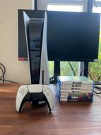 Playstation 5 disk editie + 7 spellen, Spelcomputers en Games, Spelcomputers | Sony PlayStation 5, Ophalen of Verzenden, Zo goed als nieuw