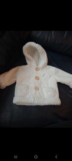 Warme wit jasje met teddy voering - new born, Ophalen of Verzenden, Zo goed als nieuw, Zeeman, Jongetje of Meisje
