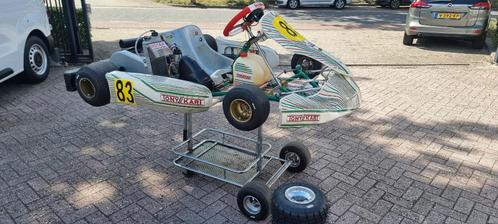 Tony Kart RACER 401 chassis Rotax Senior EVO 125CC OTK, Sport en Fitness, Karting, Zo goed als nieuw, Kart, Ophalen