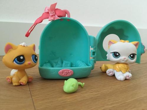 Littlest Pet Shop Kat en Kitten Authentieke LPS van Hasbro, Kinderen en Baby's, Speelgoed | Overig, Zo goed als nieuw, Jongen of Meisje